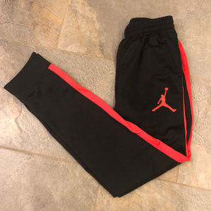 Red and Black Sweat Pants